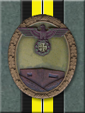 Combat Cap Badge, Black